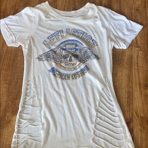 Affliction White T-Shirt